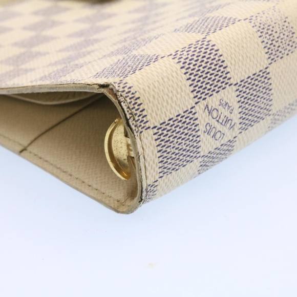 LOUIS VUITTON Damier Azur Agenda GM Day Planner Cover R20708 LV Auth am1546g - Picture 13 of 16